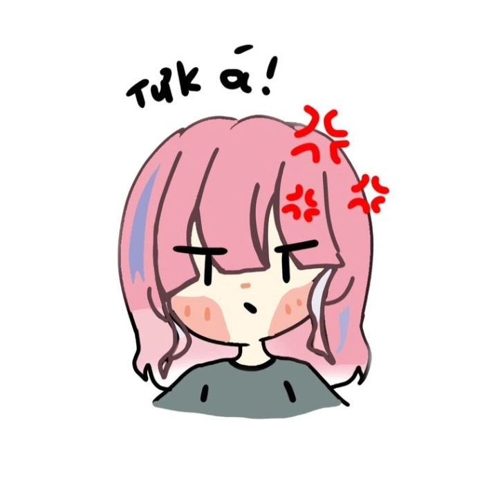 Meme tức giận cute buồn cười