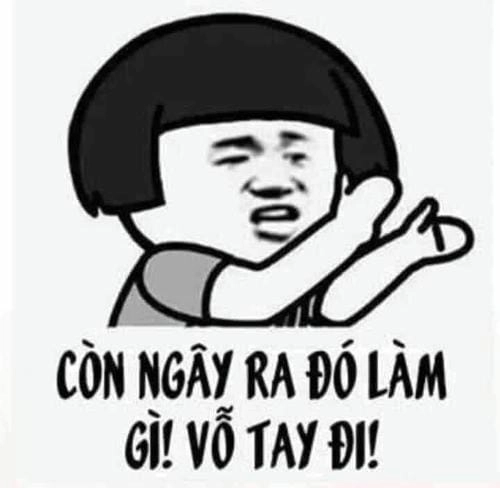 meme vỗ tay biểu cảm 