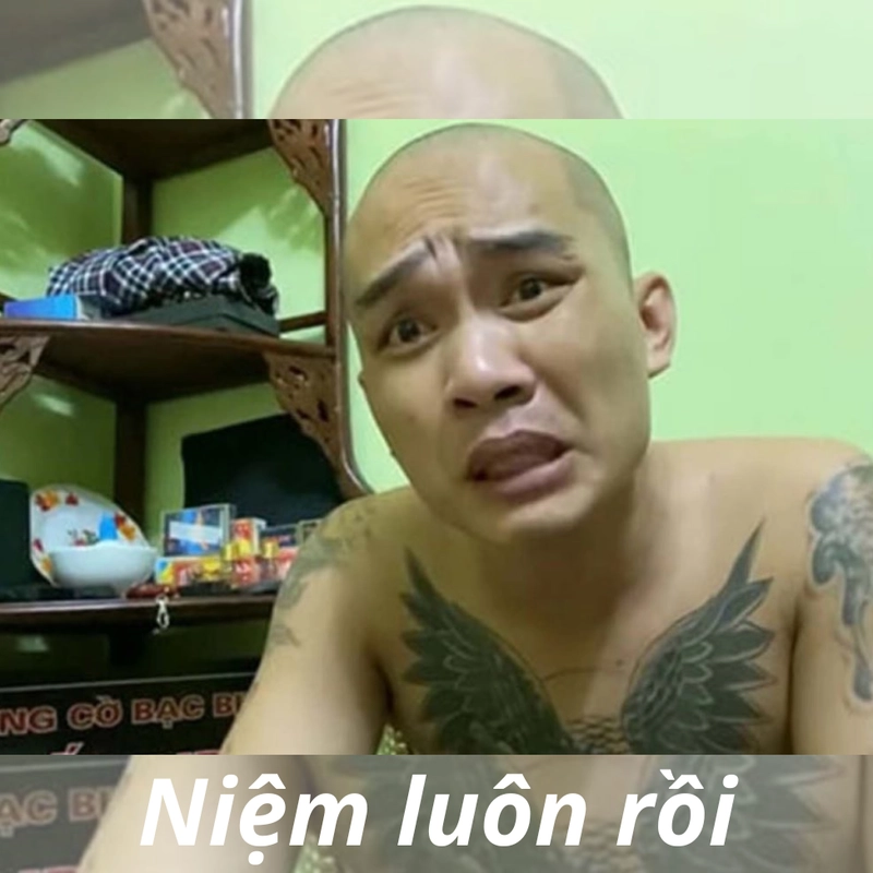 tiến bịp meme niệm luôn òi