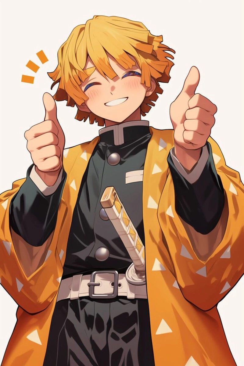 ảnh Zenitsu Kimetsu no Yaiba