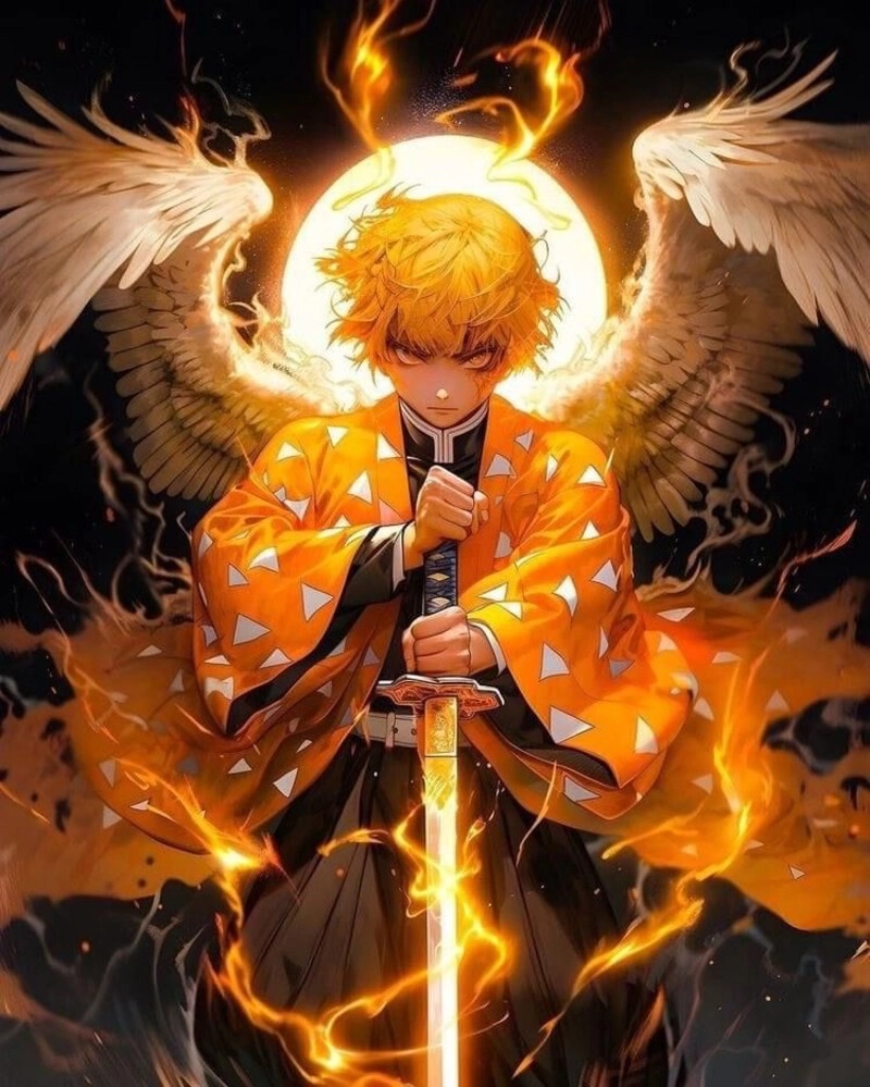 ảnh Zenitsu ngầu