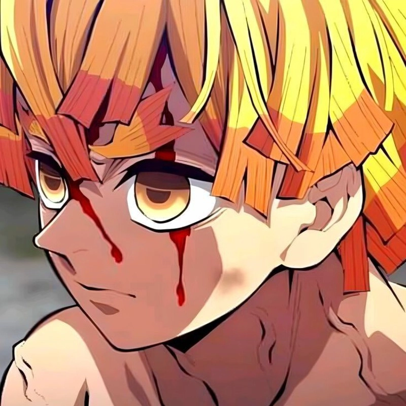 ảnh Zenitsu trong anime