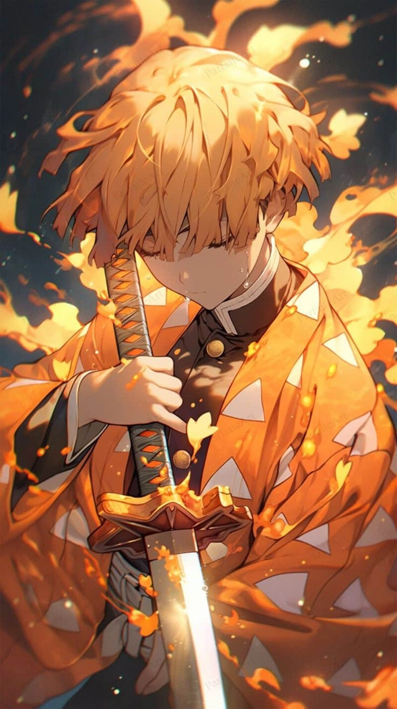 ảnh Agatsuma Zenitsu ngầu