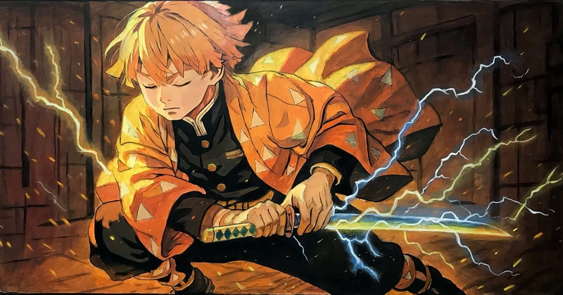 ảnh Zenitsu dễ thương