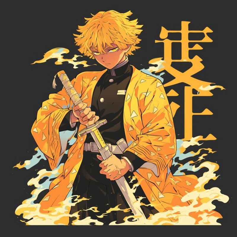 ảnh Agatsuma Zenitsu anime