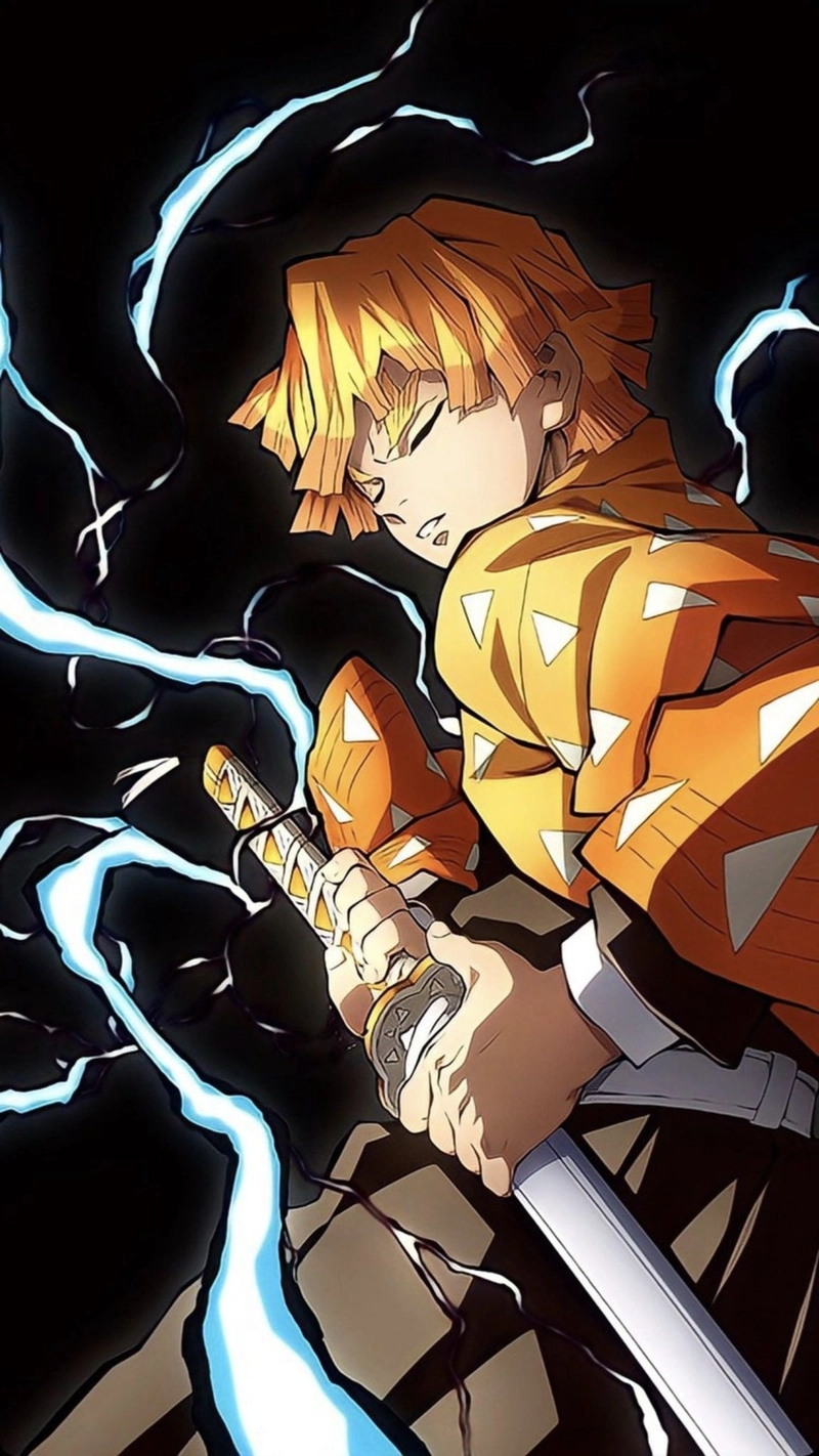 Ảnh Agatsuma Zenitsu cool ngầu