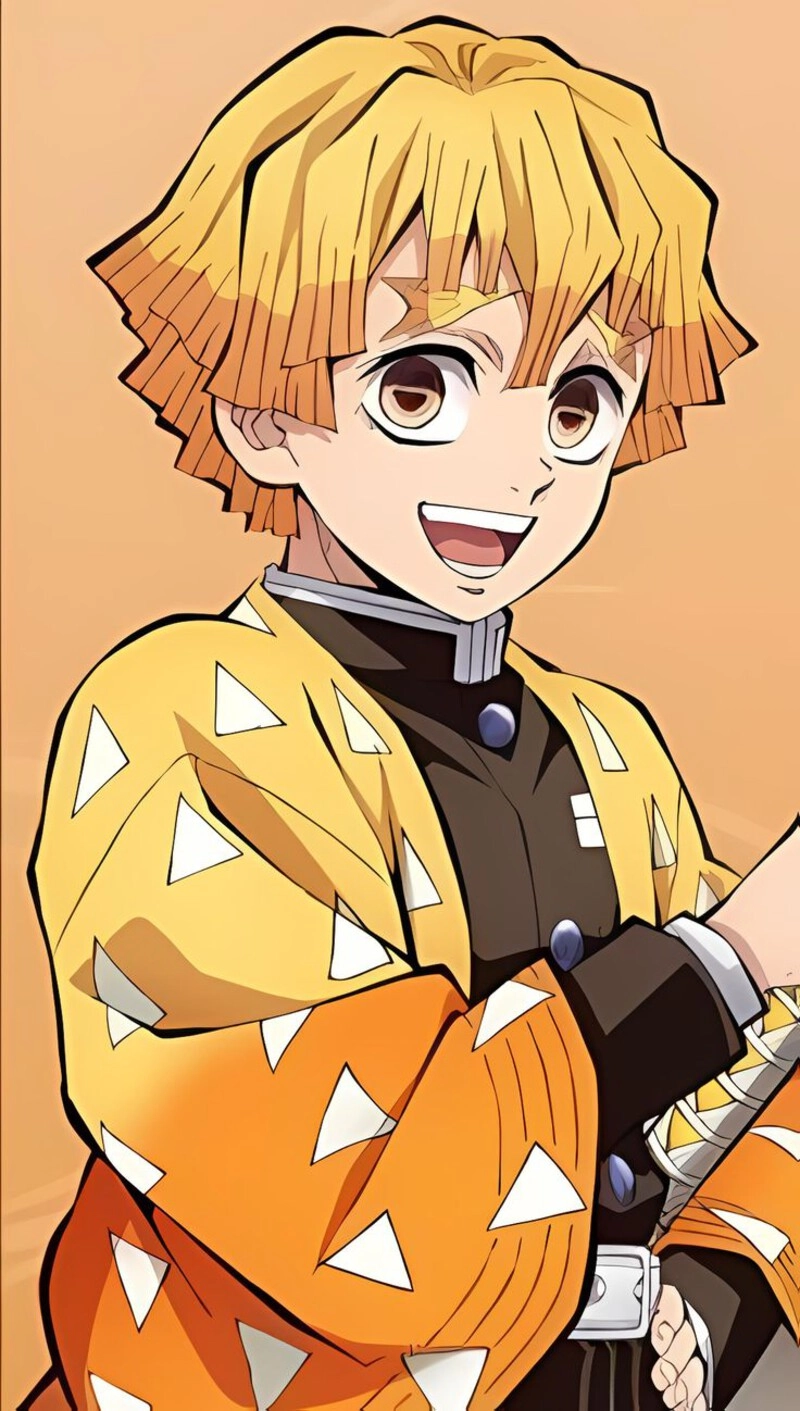 ảnh Zenitsu siêu cute