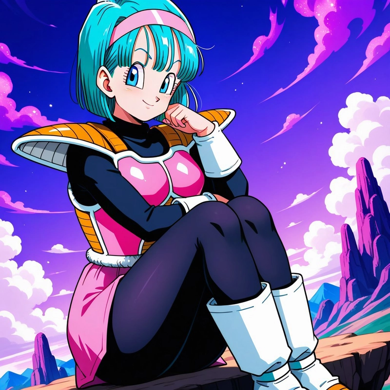 bulma biểu cảm vui