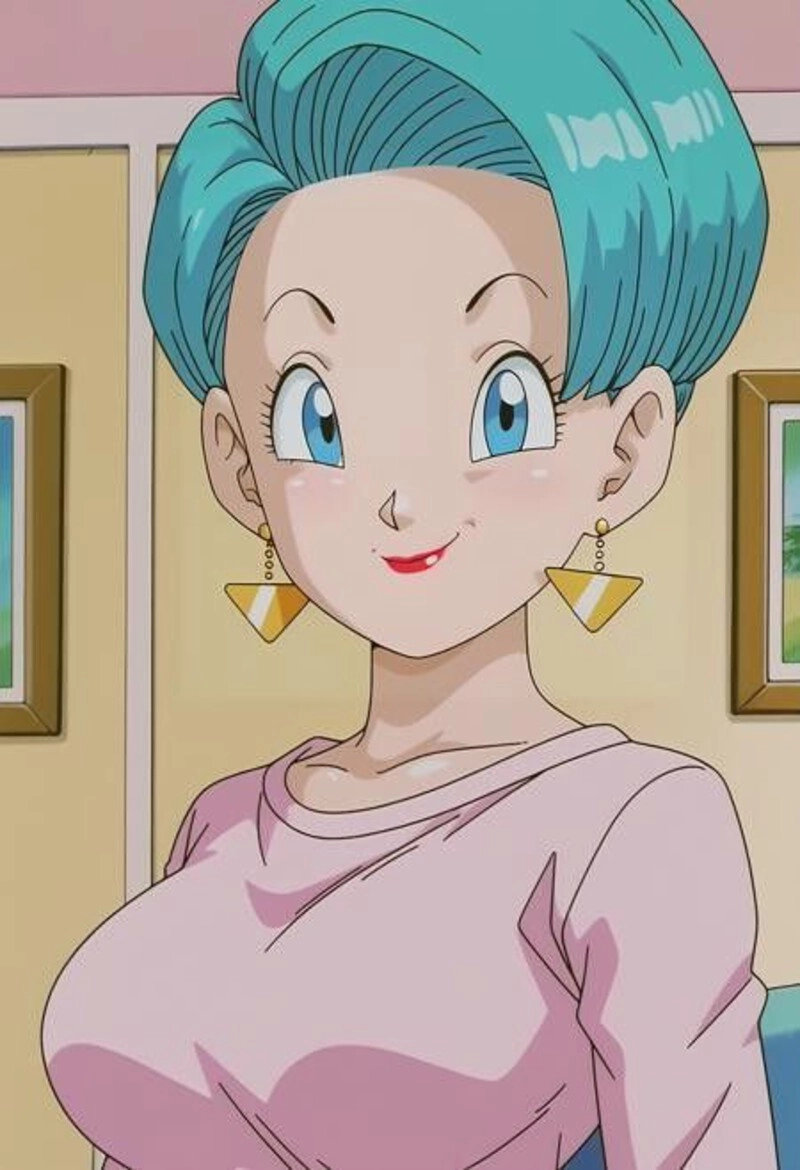 bulma tóc xanh đẹp
