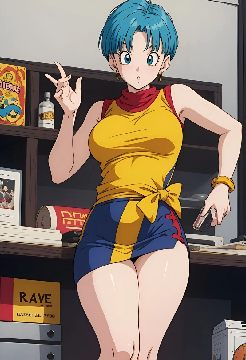 bulma tóc xanh