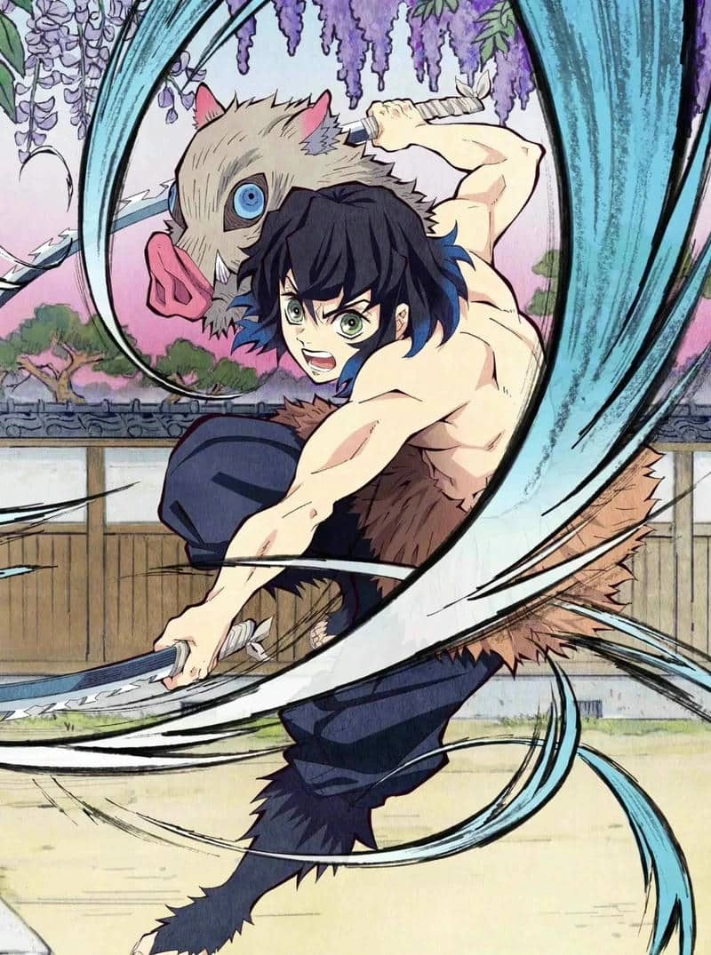 ảnh Inosuke Hashibira anime