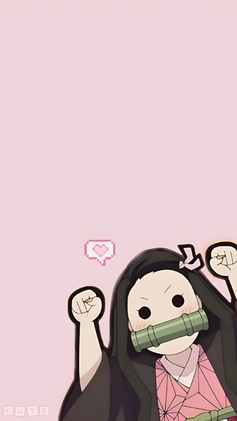 ảnh Nezuko chibi dễ thương