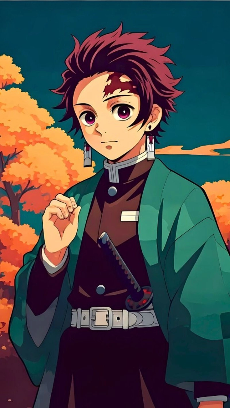 hình nền Kamado Tanjiro anime