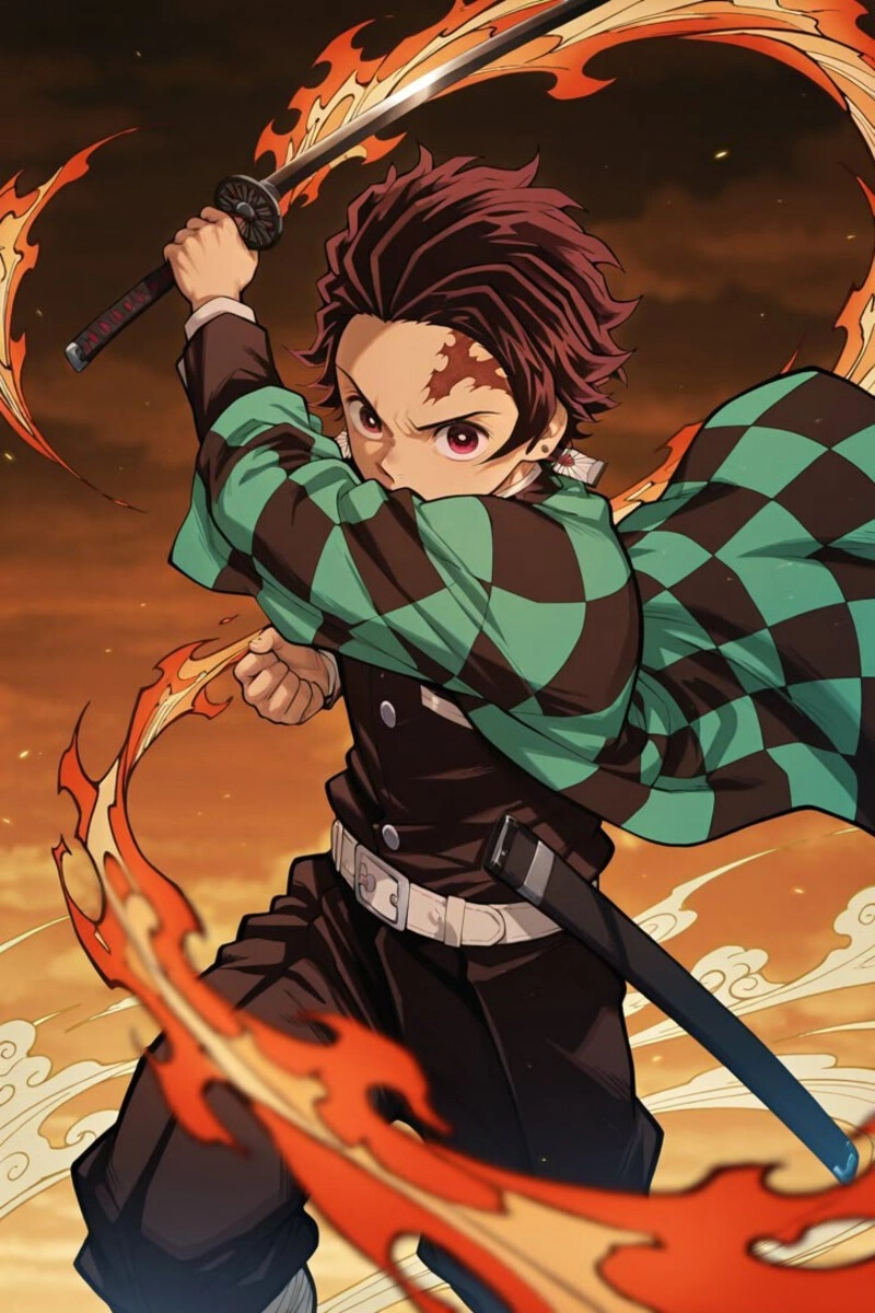 ảnh Tanjiro ngầu