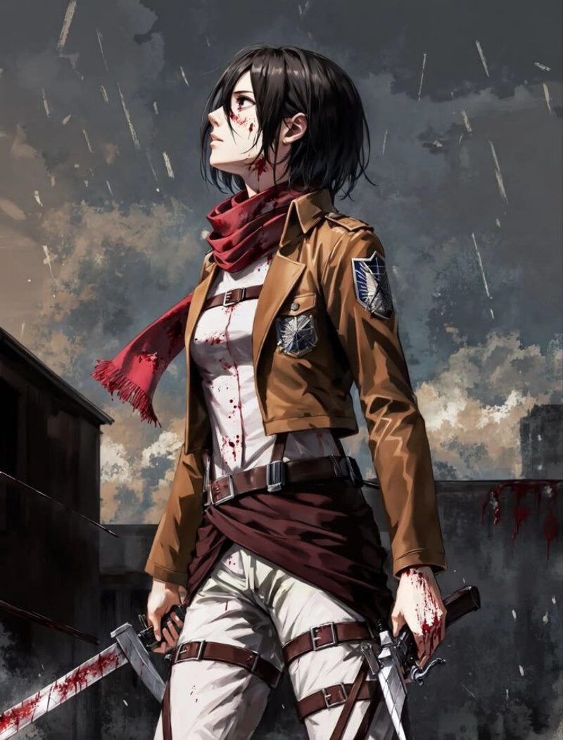 ảnh mikasa ackerman
