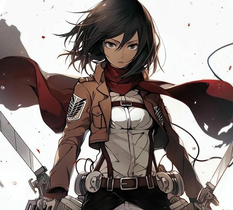 mikasa ackerman hành động