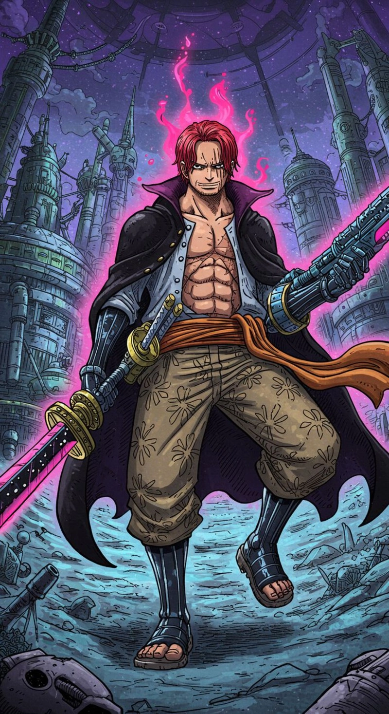 shanks smiling
