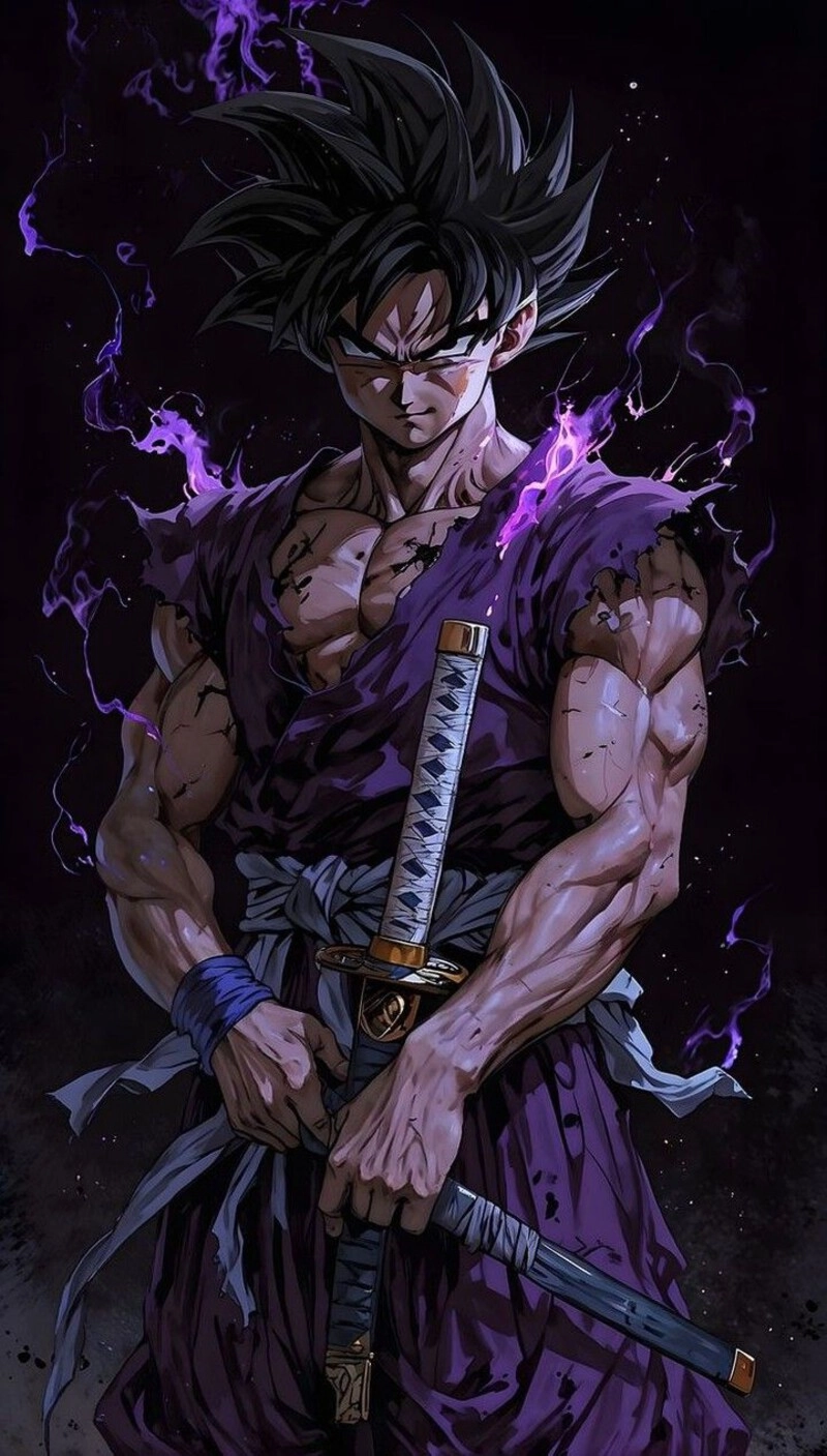 son gohan tóc đen