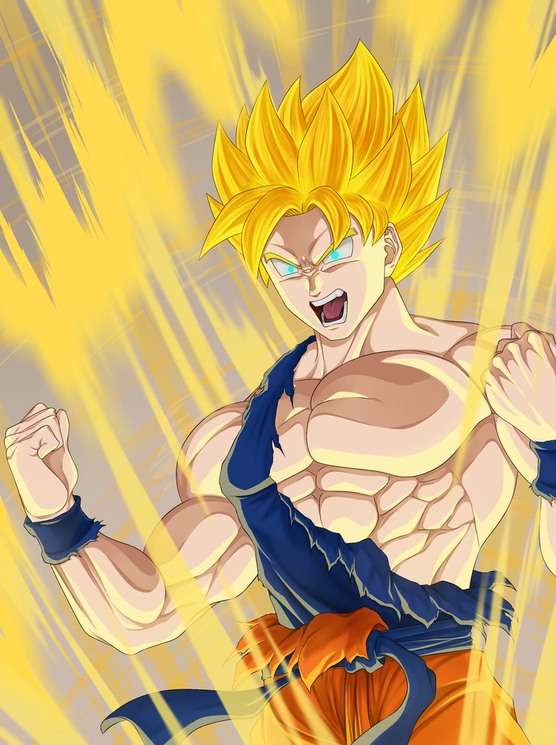 ảnh son gohan super saiyan 2