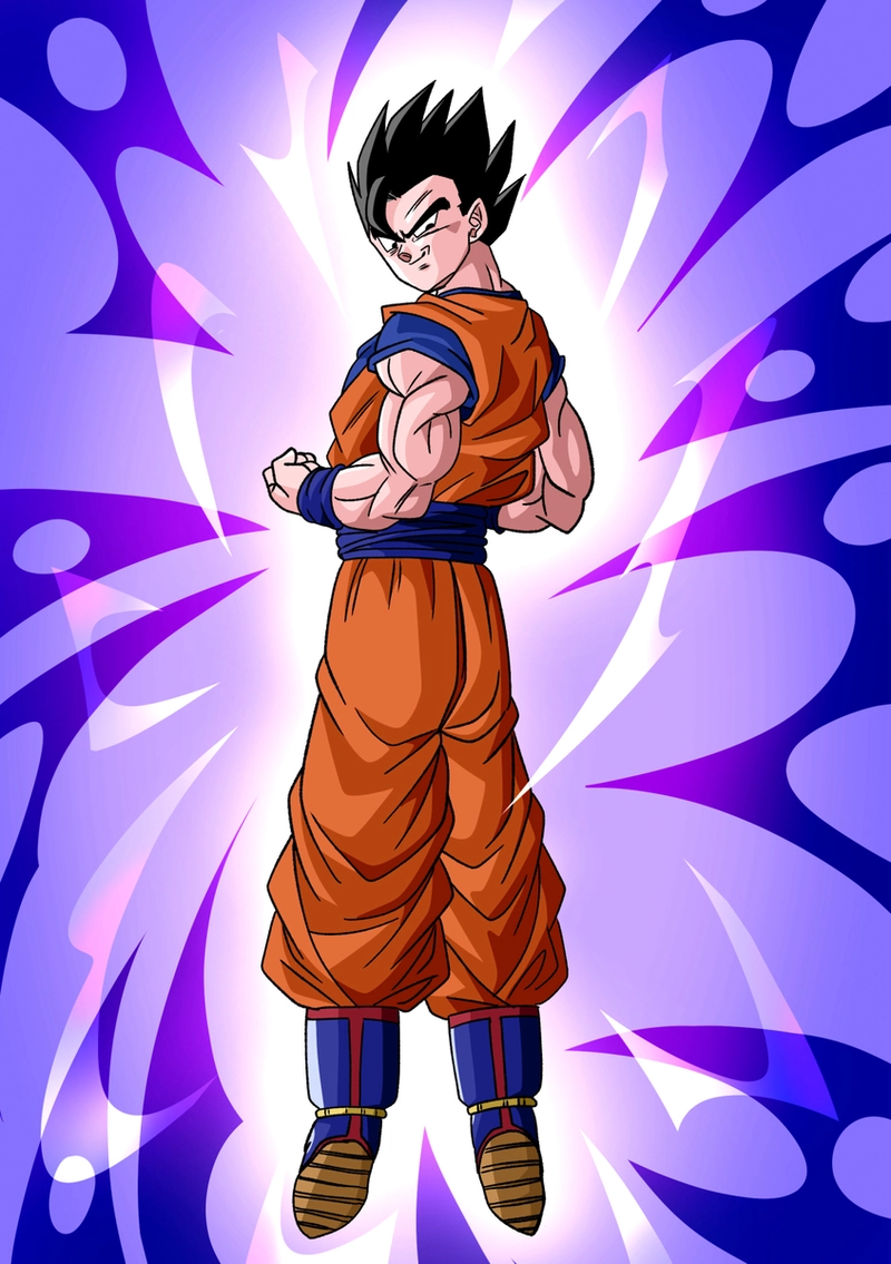 fan art son gohan ngầu