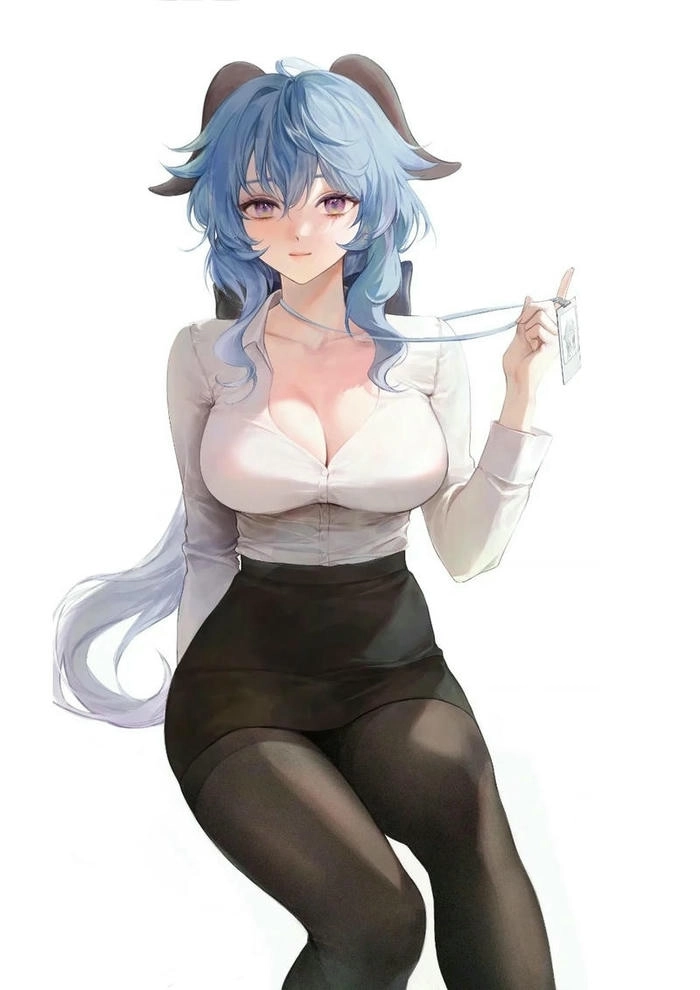 ảnh ganyu anime quyến rũ