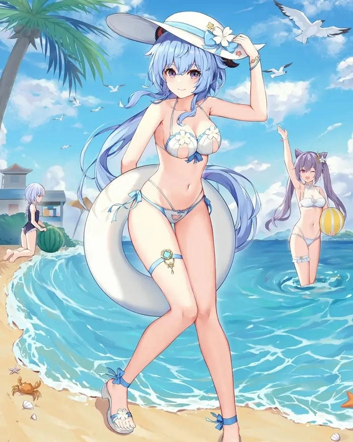 ảnh ganyu anime gợi cảm