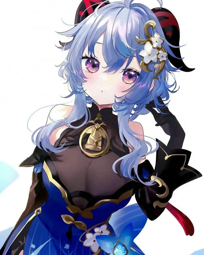 ảnh ganyu dễ thương anime
