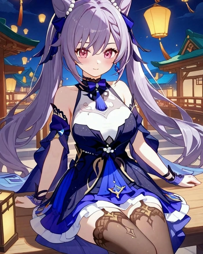 ảnh anime Keqing