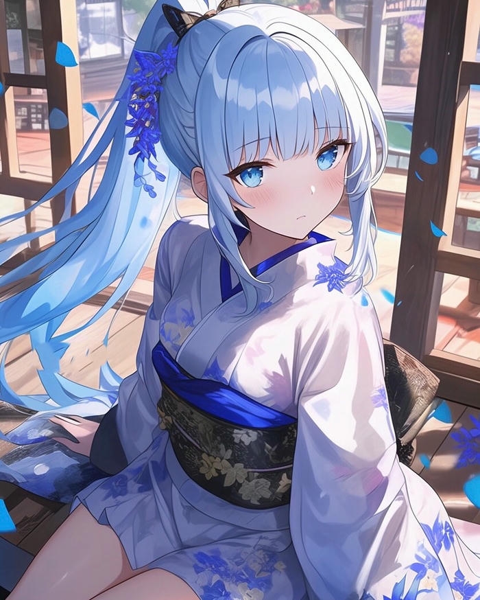 ảnh anime kimono 1