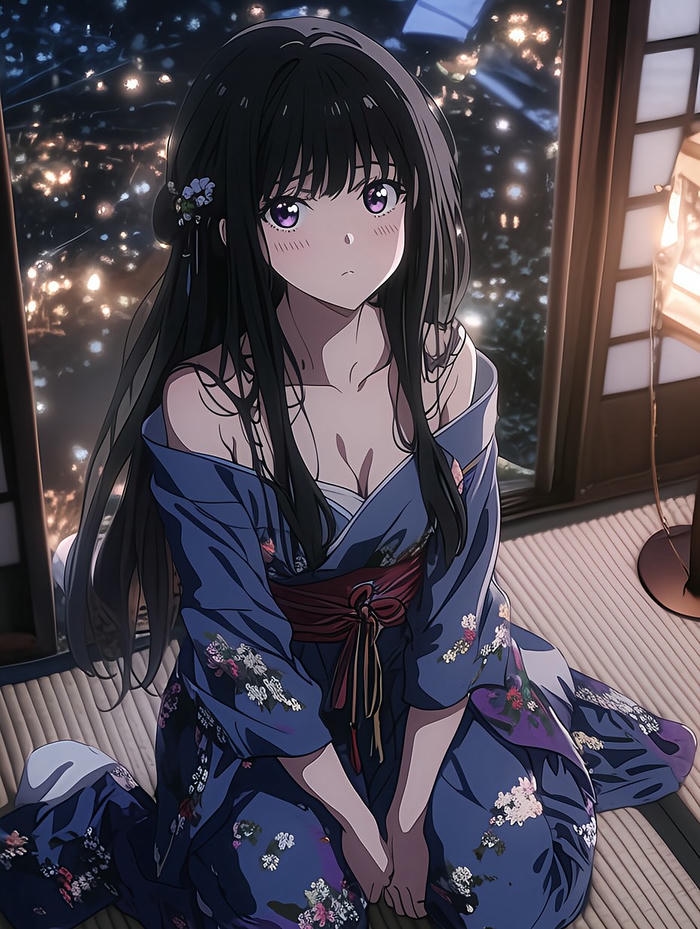 ảnh anime kimono 10