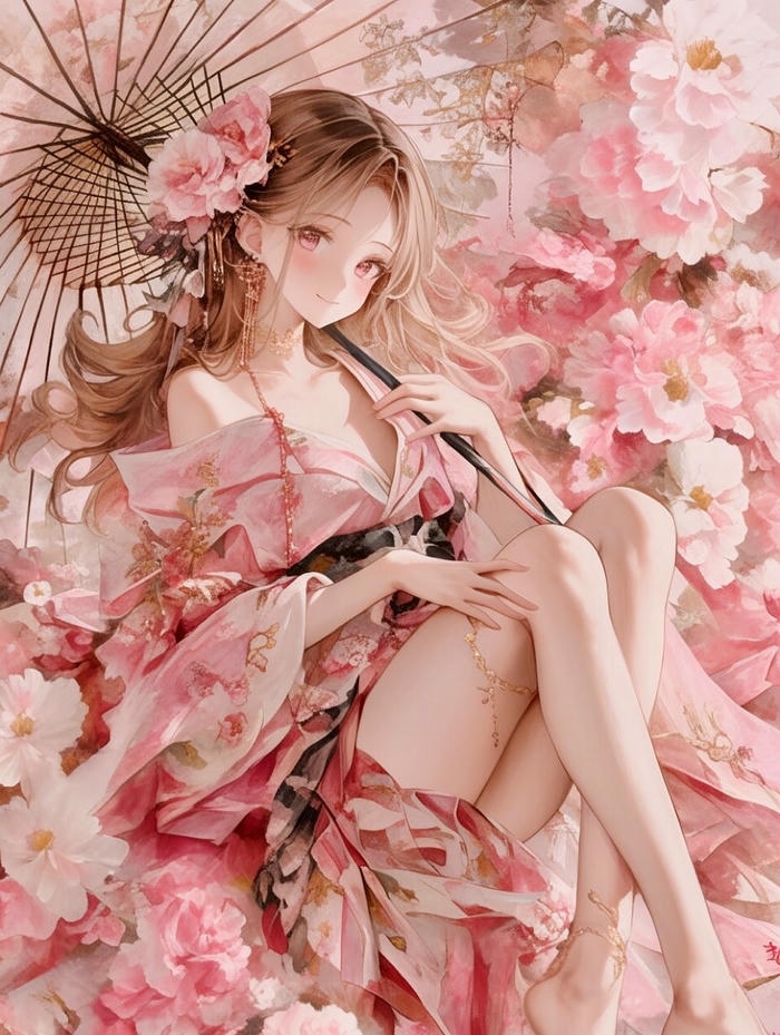 ảnh anime kimono sexy