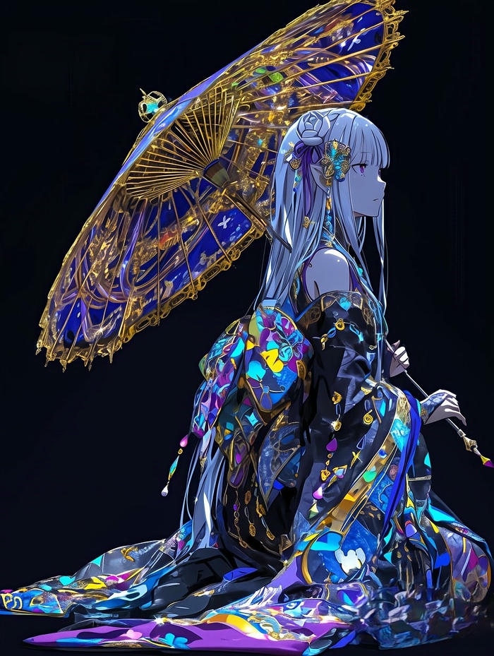 ảnh anime kimono 13