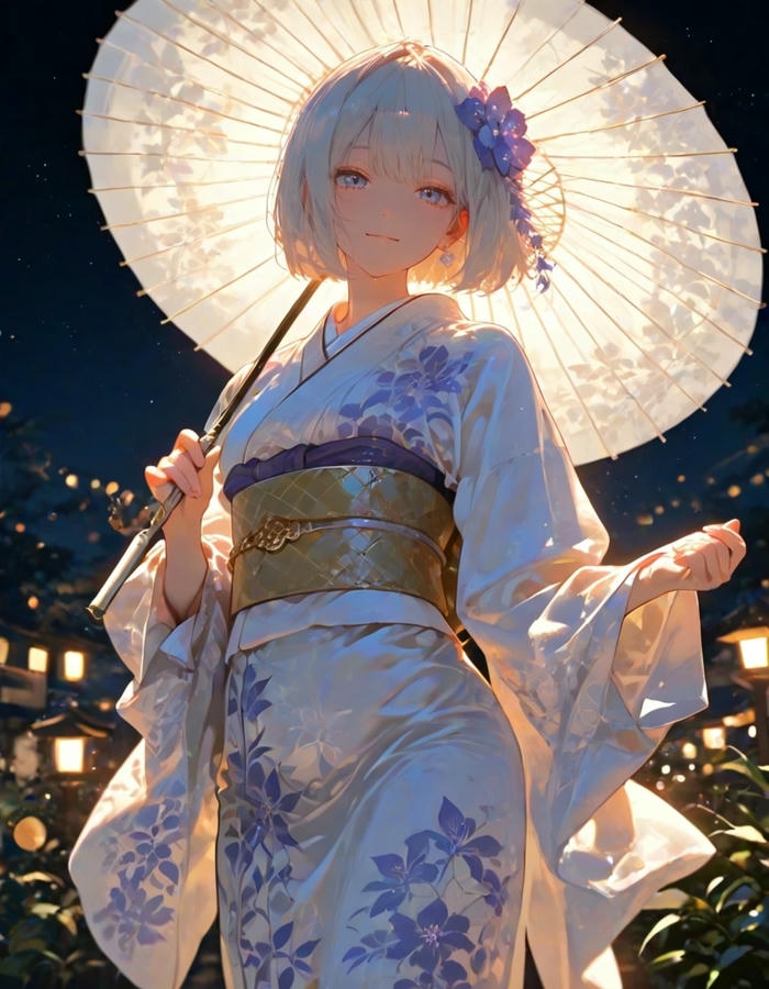 ảnh anime kimono đẹp