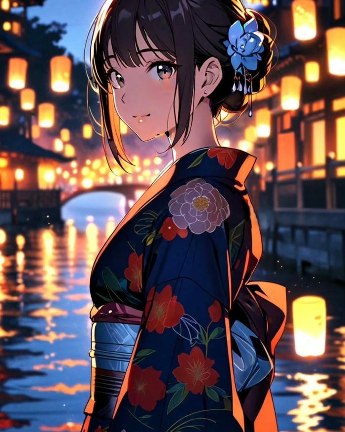 ảnh anime kimono 20