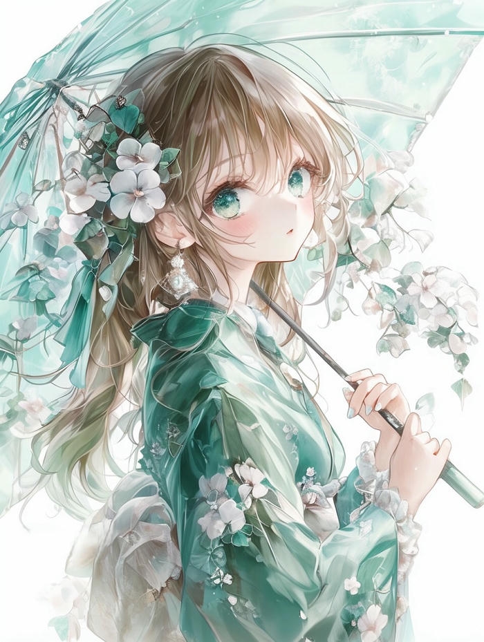 ảnh anime kimono 23