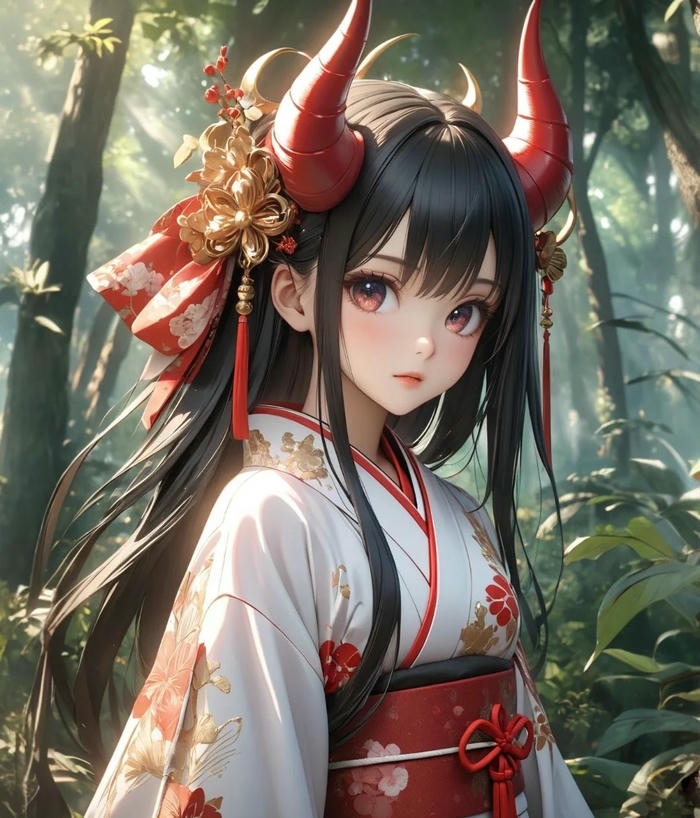 ảnh anime kimono 27