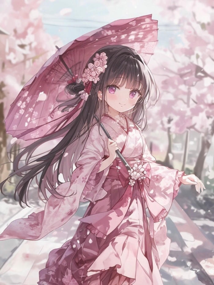 ảnh anime kimono 28