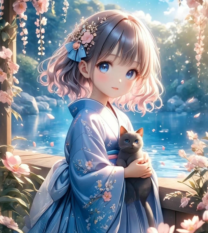 ảnh anime kimono 31