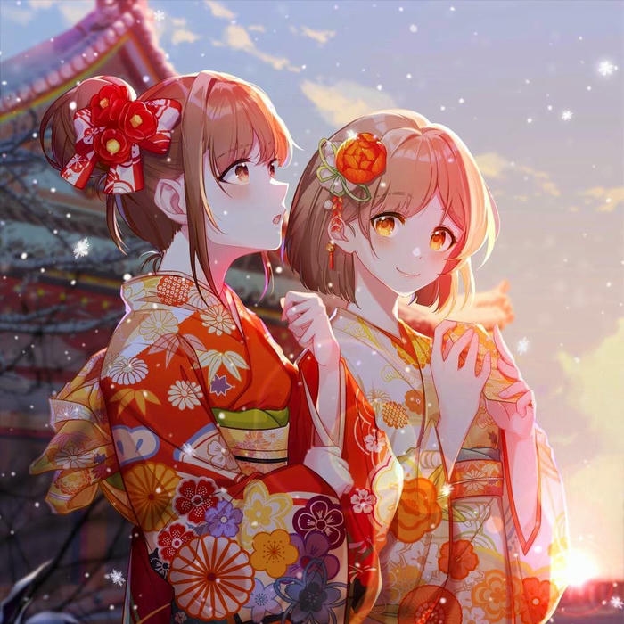 ảnh anime kimono 32