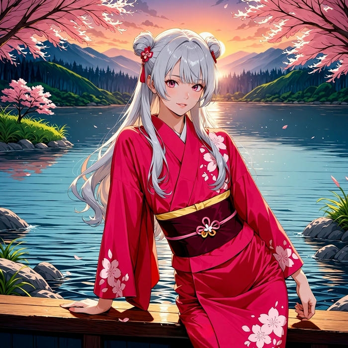 ảnh anime kimono 6