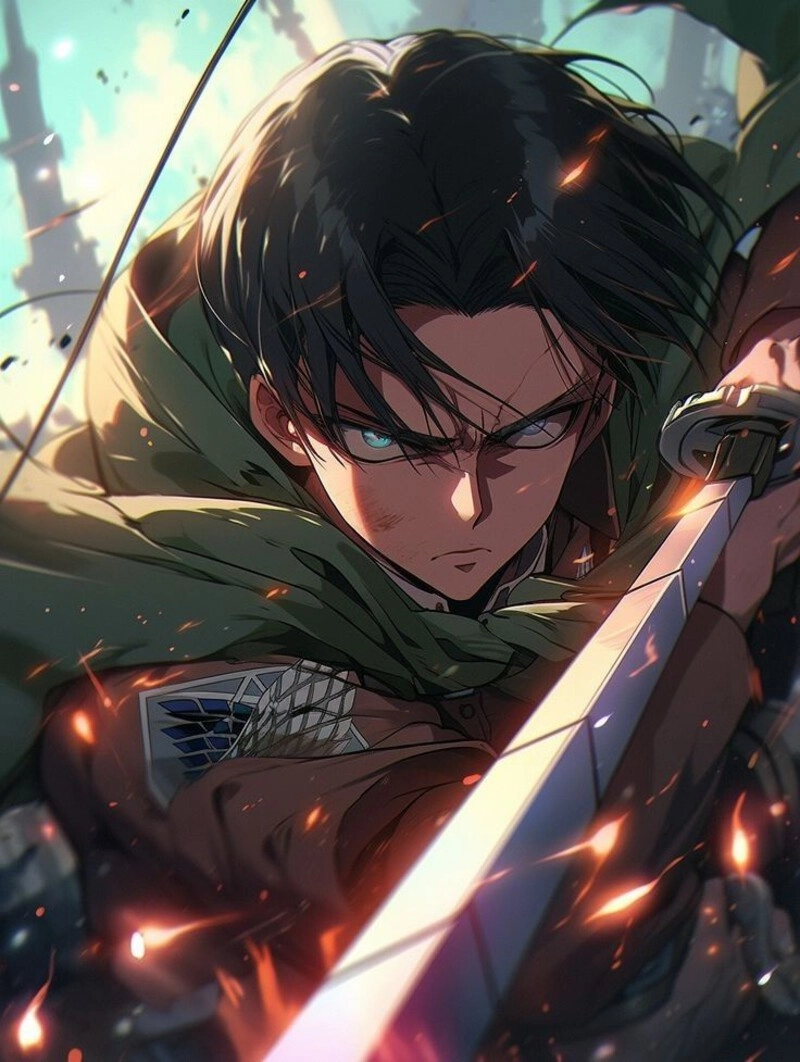 levi ackerman biểu cảm mạnh