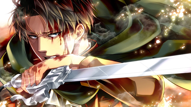 levi ackerman attack on titan hình