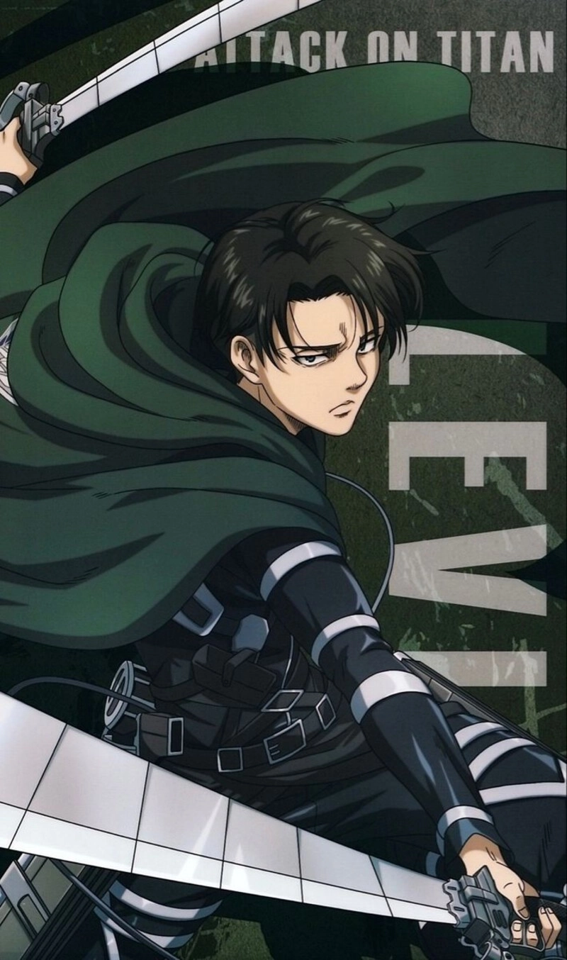 hình vẽ levi ackerman anime