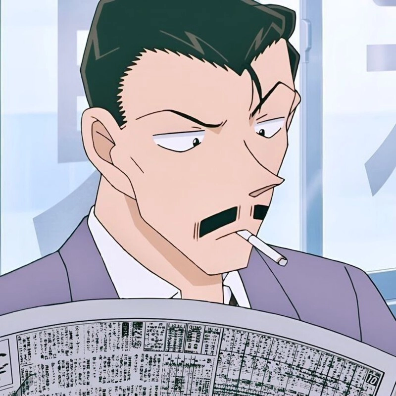 ảnh mori kogoro anime cực ngộ nghĩnh