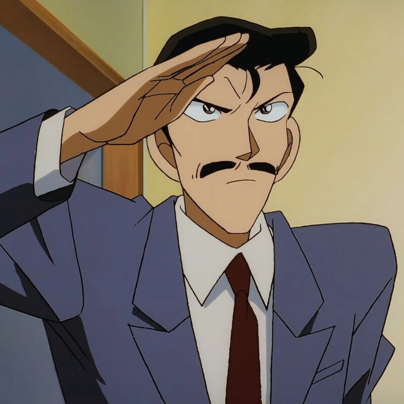 ảnh mori kogoro cực dễ thương