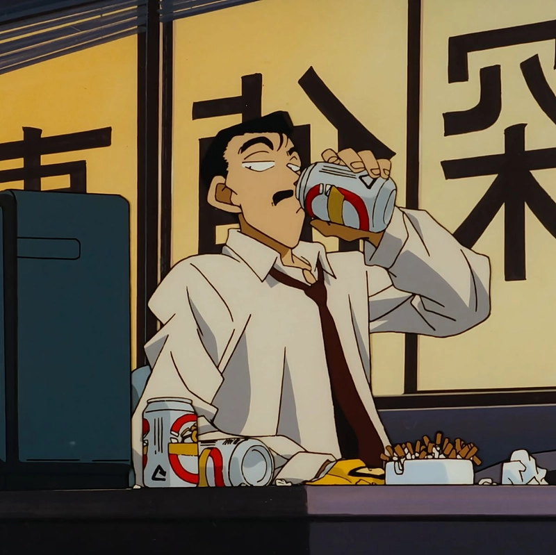 ảnh mori kogoro manga dễ thương