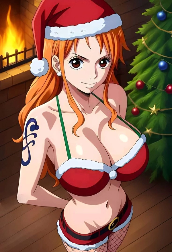 ảnh nami bikini noel