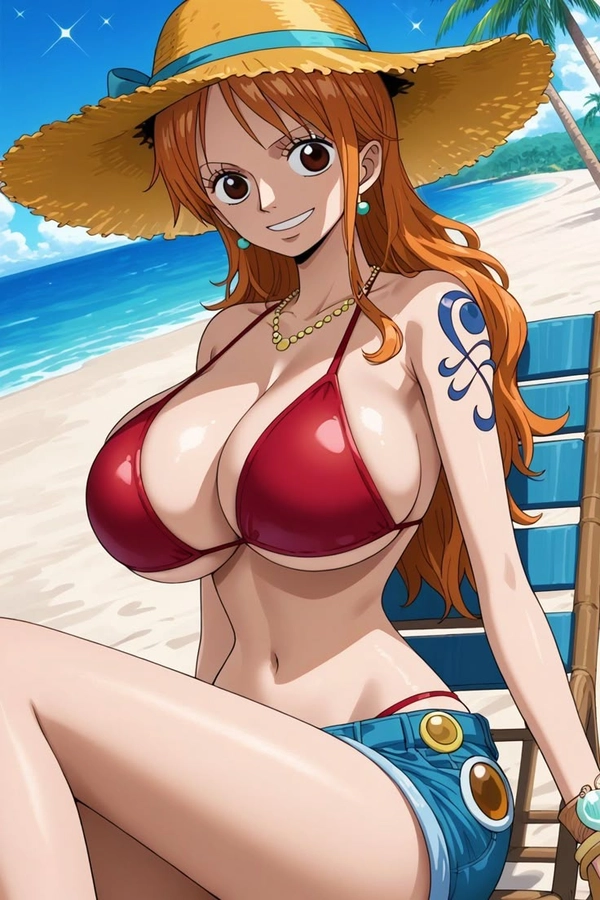 ảnh one piece nami bikini gợi cảm