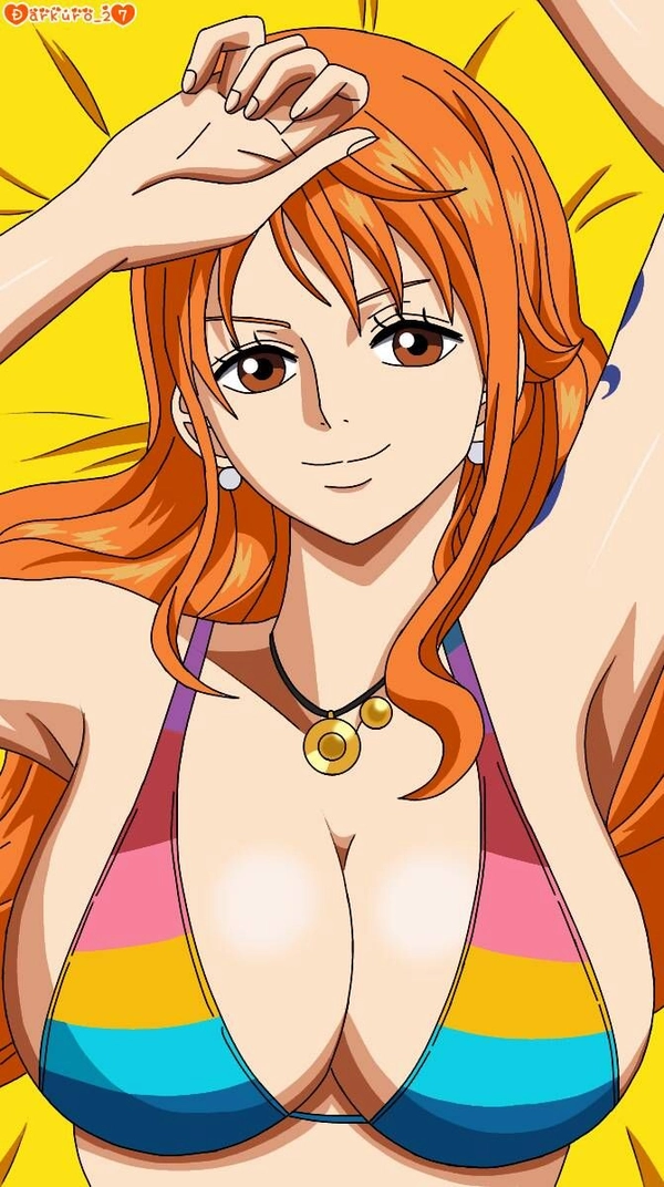 ảnh one piece nami bikini vú bự