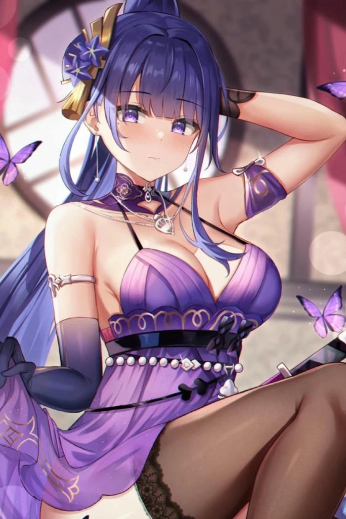 ảnh raiden ei anime sexy